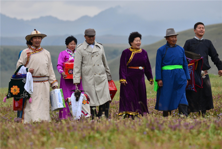 Xinjiang Torghut wedding ceremony