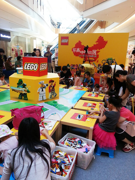 Lego show helps build creativity