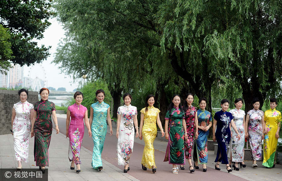 'Qipao' fashion show graces Yangzhou