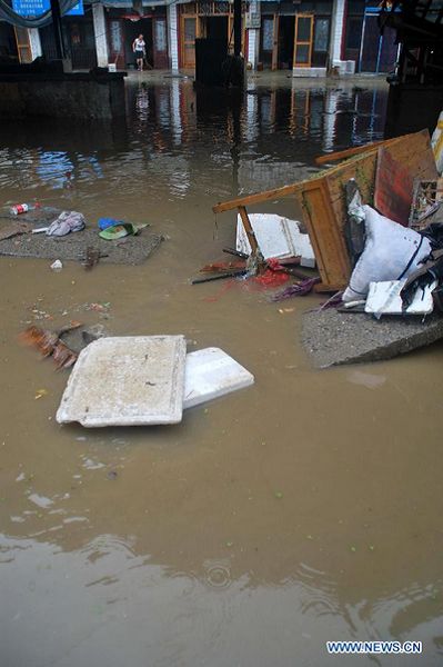 Rainstorm hits Anhui, causing severe damage