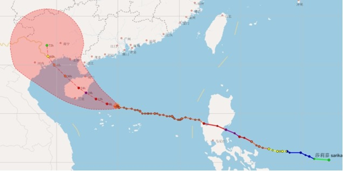 Zhanjiang on high alert for Typhoon Sarika