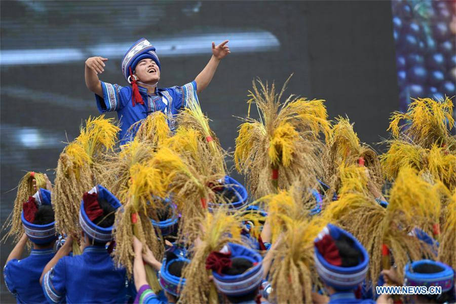 Mulam ethnic group celebrates Yifan festival in SW China