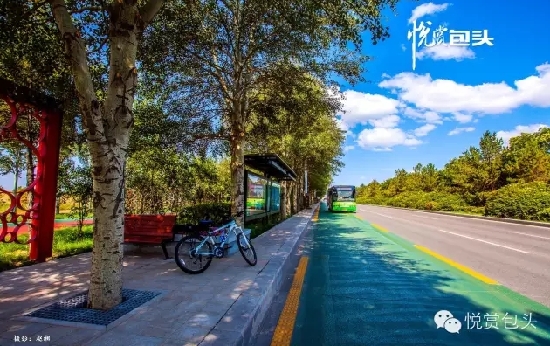 Baotou greenway tempts residents with eco-friendly lifestyle