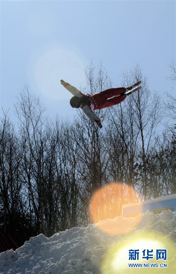 National freestyle skiing aerials championship