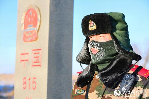 Frontier soldiers serve during Spring Festival in Erenhot