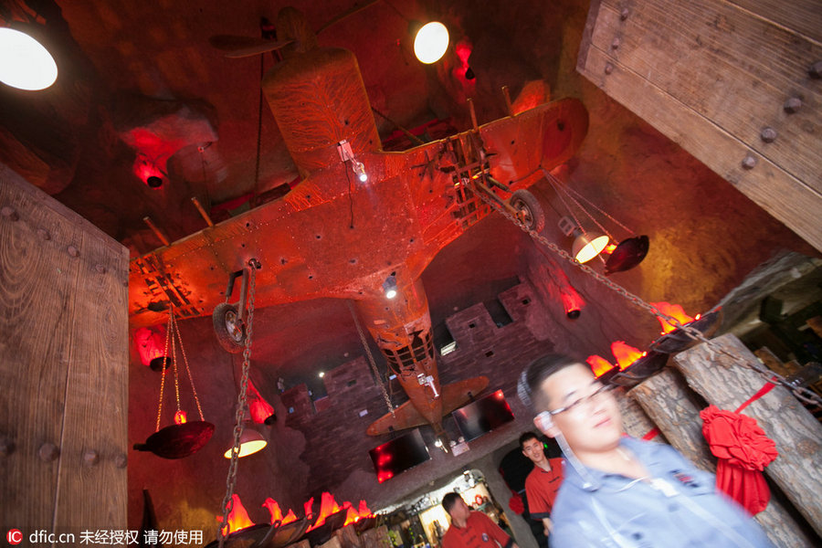 Restaurant of 'bandits' opens in Jilin