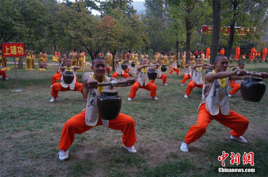 11th Zhengzhou International Shaolin Kung Fu Festival kicks off in C China