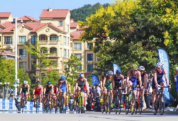 ITU Triathlon World Cup stages in Weihai