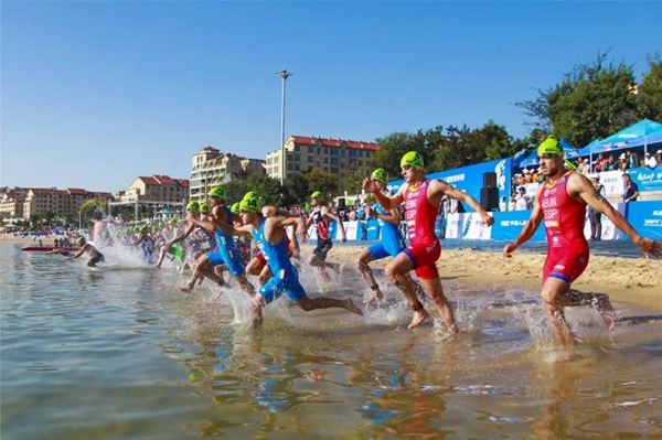 ITU Triathlon World Cup stages in Weihai