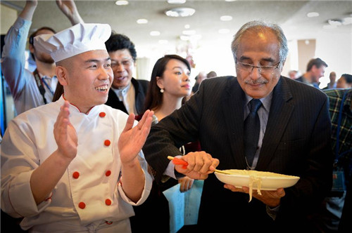 Shanxi food is a hit at the UN