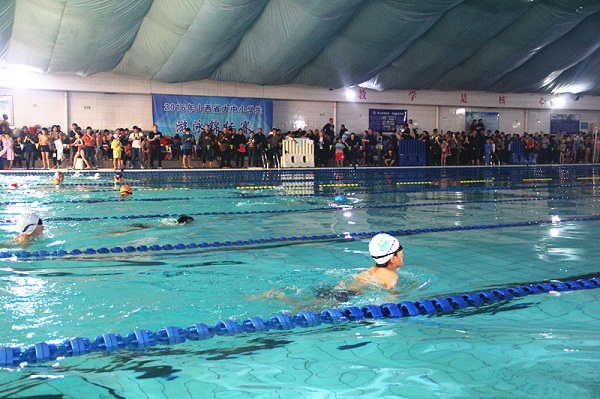 SXU tops in Shanxi swimming competition