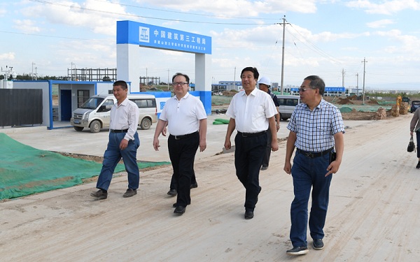 Jia Suotang inspects Dongshan campus construction