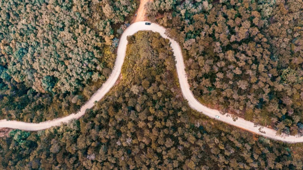 Aerial photos show charming Tai'an