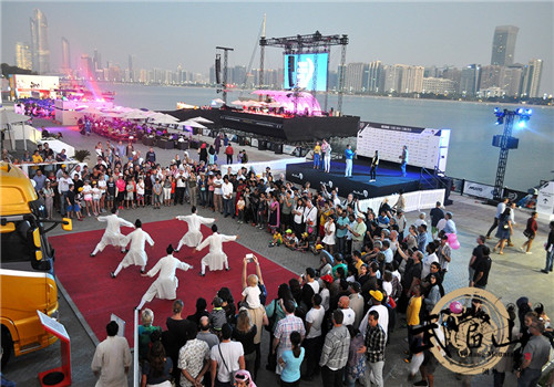 Wudang kung fu group stages performance in UAE