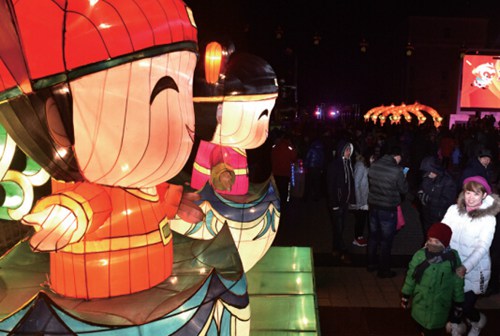 Lantern Festival celebrations in Karamay