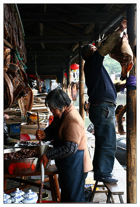 Anchang, an old town with the original feature