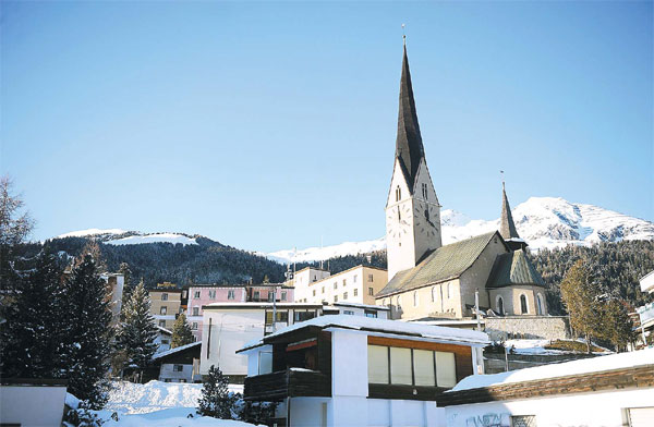 Struggling EU casts shadow over Davos