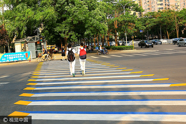 Who has the right of way on zebra crossings?