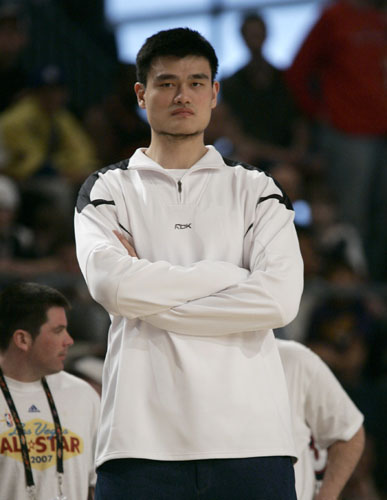 ,yao ming,nba all-star,western team,