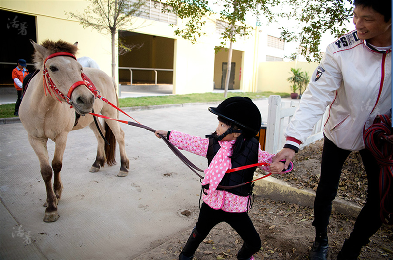 Growing up on back of a horse