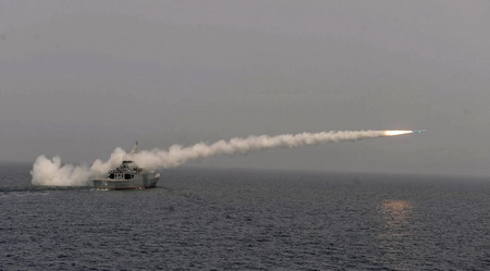 New Iran destroyer test fires missile