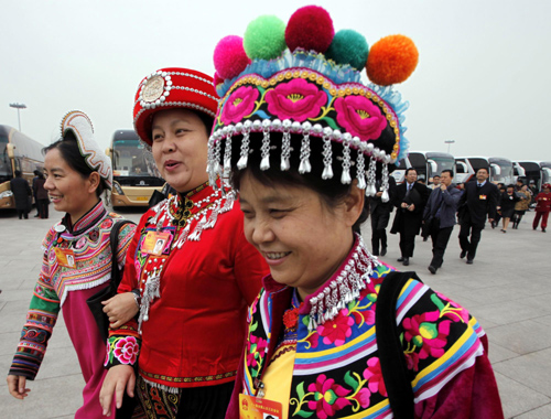 Delegates of ethnic groups