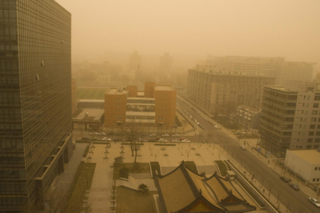 Sandstorm hits Beijing again