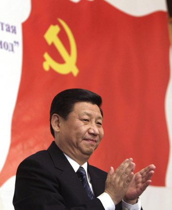 Chinese VP Xi Jinping in Moscow