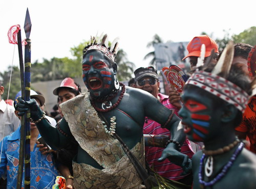 Bengali new year celebrated in Dhaka