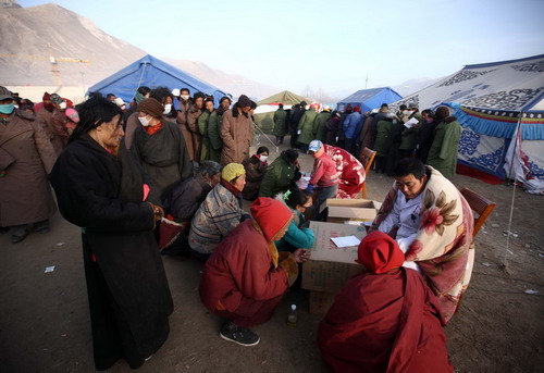 Quake zone enveloped in peaceful morning lights