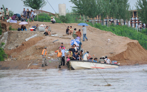 NE China suffers from floods