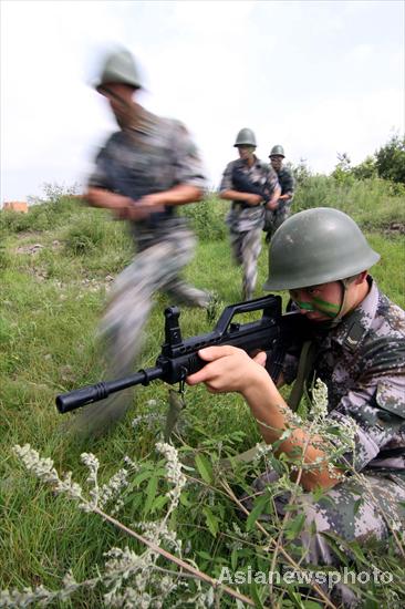 Anti-terrorism drill in Shandong