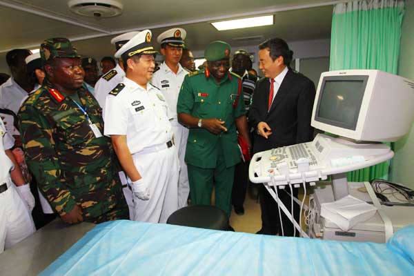 China's <EM>Peace Ark</EM> arrives in Tanzania