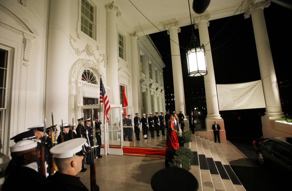 President Hu attends Obama's State Dinner