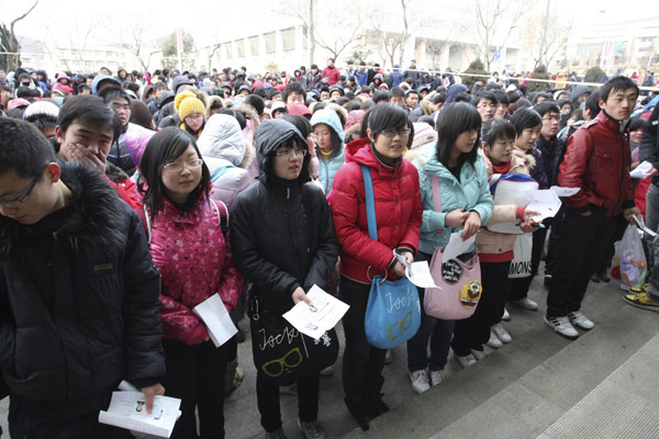 Art major hopefuls way down in 2011 gaokao