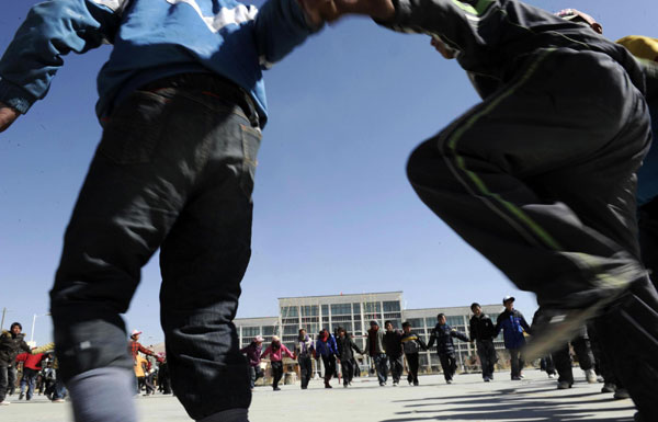 The joys of school life for Tibetan pupils