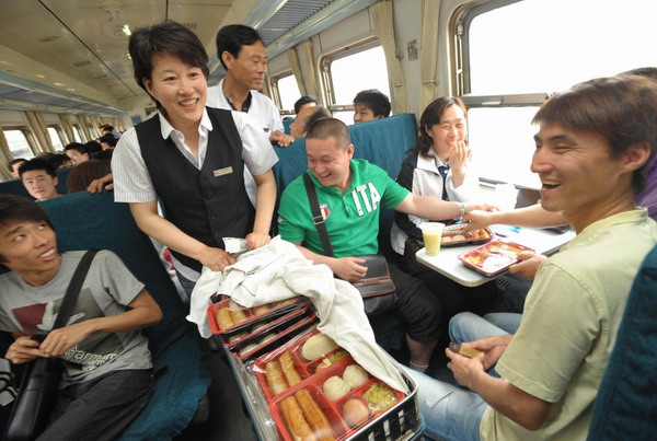 First commuter train for employees only