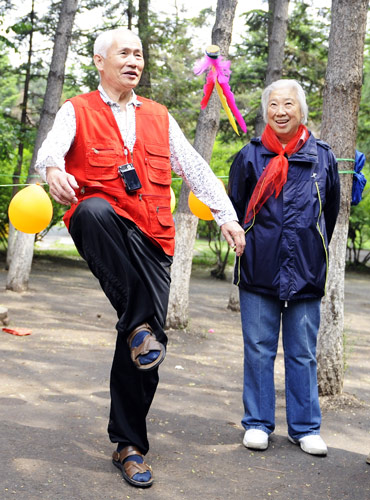 Elderly celebrate own Children's Day