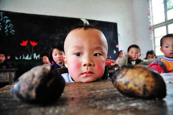 Free lunch, a boon for rural kids