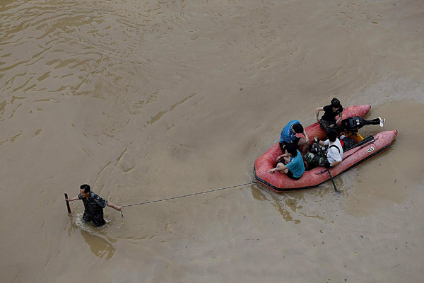 430,000 affected by heavy rains in C China