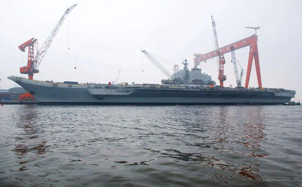 Aircraft carrier body refitted for research, training