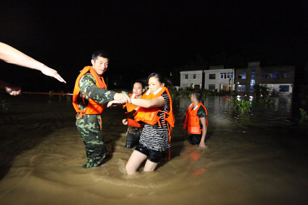 Mountain torrents flood village, 30 evacuated