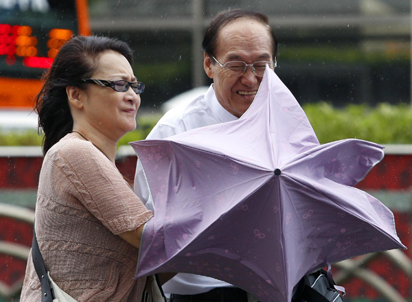 Typhoon Nanmadol hits Taiwan