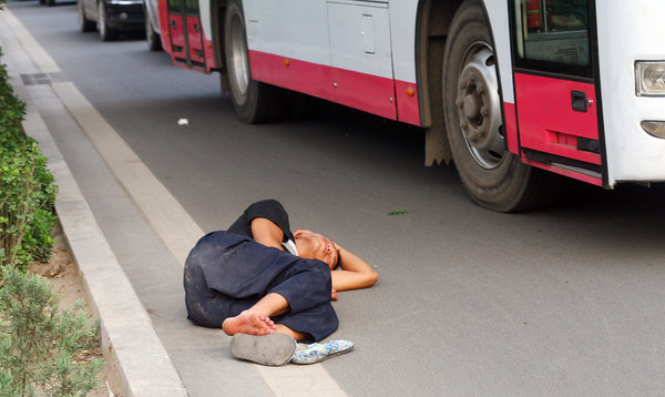 Siesta time in N China