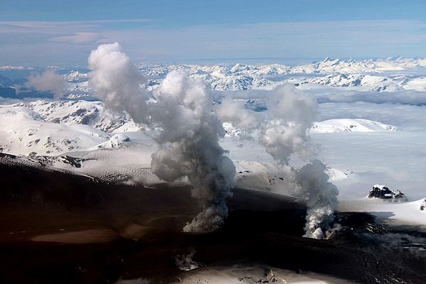 Chile volcano erupts