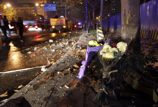 Candle vigil for Xi'an blast victims