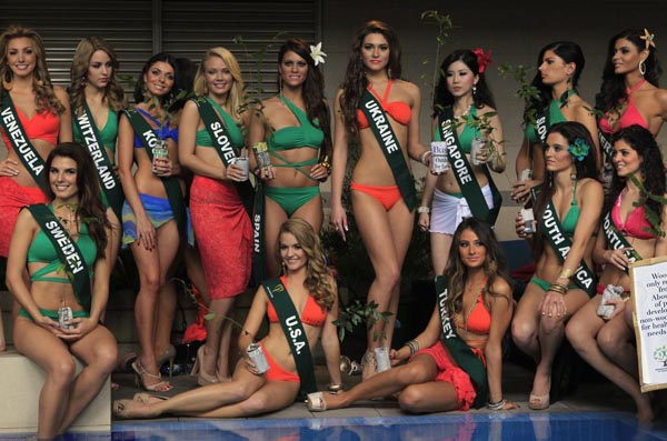 Miss Earth beauty contest in Manila