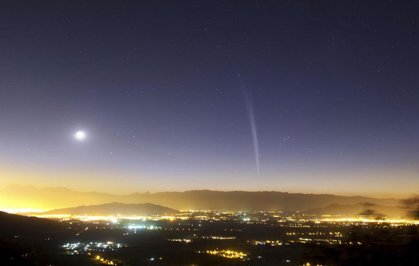 Comet Lovejoy observed in Chile