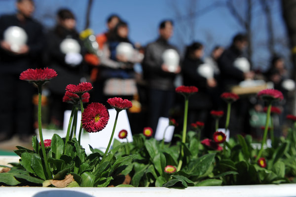 Ashes laid to rest at green funeral