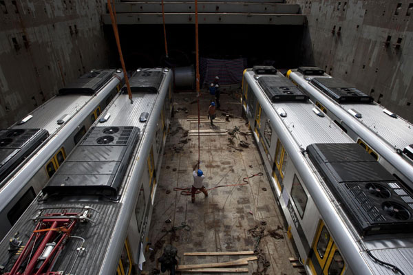 Chinese trains delivered to Argentina